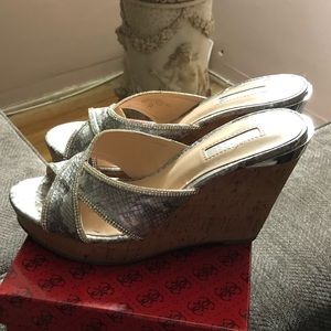 Guess Shoes - Silver Guess Wedges Guess Shoes - Silver Guess Wedges
